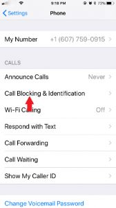 Tap on Call Blocking & Identification