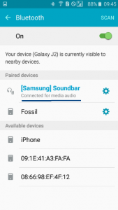 Connected your Android phone to a Bluetooth device