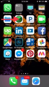 Click On Find iPhone app.