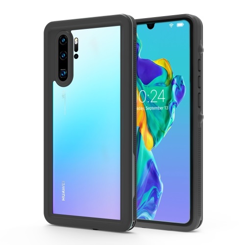 Tough Waterproof Case For Huawei P30 Pro Clear And Black