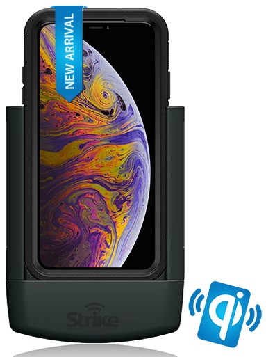Strike Alpha Apple iPhone XS Max Wireless Charging Car Cradle For Otterbox Defender Case Professional Install