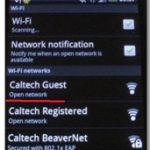Android WiFi Available Screen