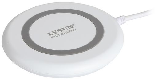 15W Qi Wireless Charger with QC3 Wall Charger White