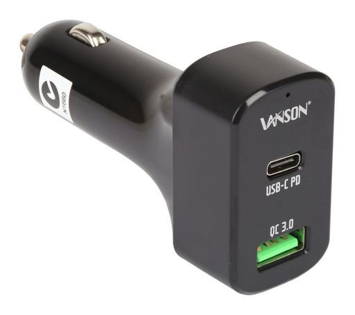 63W QC3.0 And USB-C USB PD2.0 Fast Car Charger