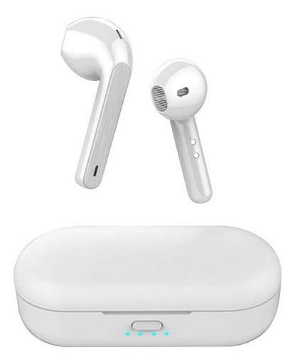 Bluetooth 5.0 Earbuds And Charging Case With Touch Control White