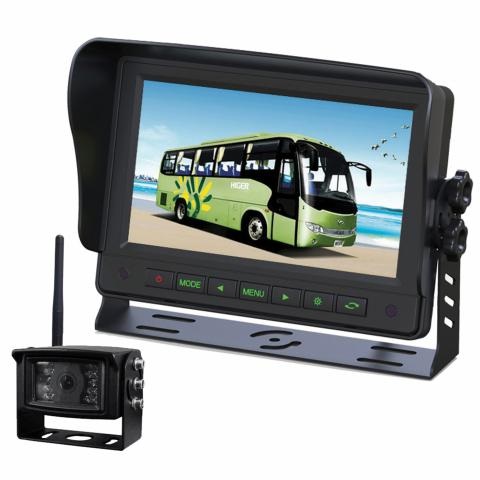 7 Inch Gator Wireless Commercial Grade Dash Mount Display Reverse Camera Kit GT700W2 
