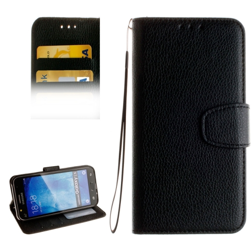 Samsung Galaxy J3 2016 Wallet Case Black