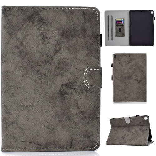 iPad 7th Gen PU Leather Case Gray