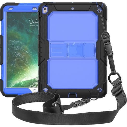 iPad Air 3 (2019) Shockproof Rugged Silicone Case Blue And Black