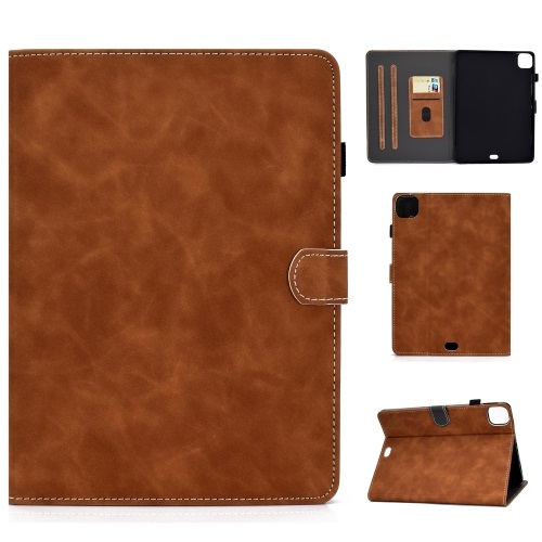 iPad Air 4 PU Leather Case Brown