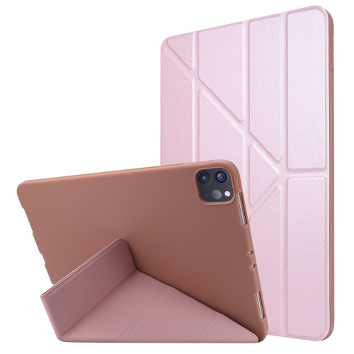 iPad Pro 11 (2020) Multi Fold Case With Stand Rose Gold