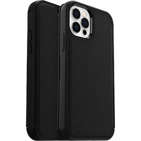 OtterBox Strada Series Case For Apple iPhone 12 And iPhone 12 Pro Shadow Black 