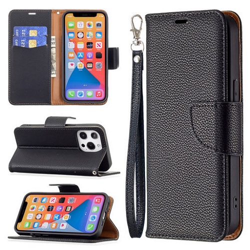 Wallet Case For iPhone 13 Mini Black