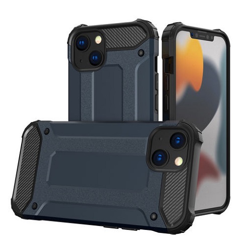 Dual Layer Tough Case For iPhone 14 Blue