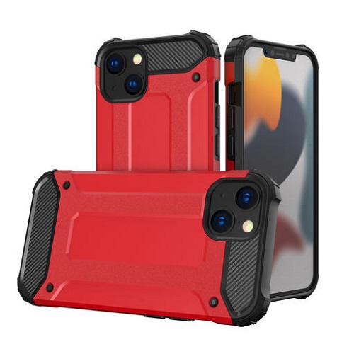 Red Dual Layer Tough iPhone 14 Case