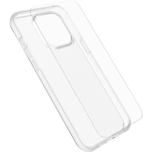 OtterBox React iPhone 15 Plus Case Clear And Screen Protector