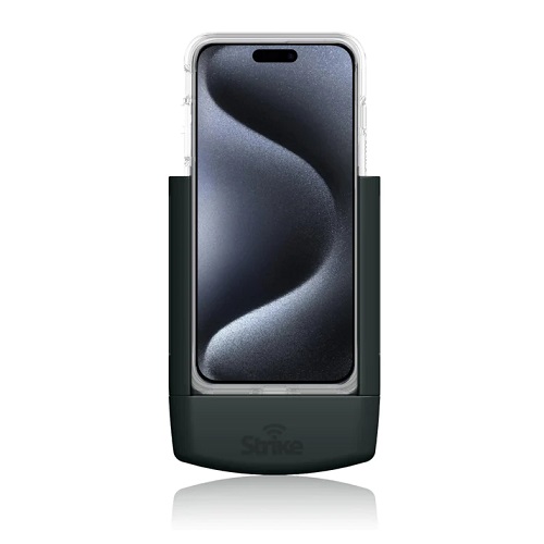 Strike Alpha iPhone 15 Pro Cradle For Strike Clear Case Professional Install