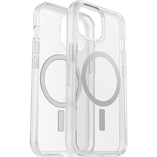 OtterBox Symmetry+ MagSafe iPhone 15 Case Clear