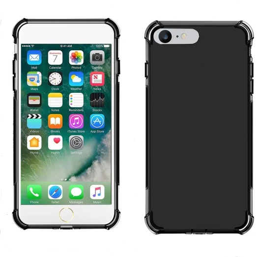 Cleanskin TPU Case Black For iPhone SE 2020/8/7
