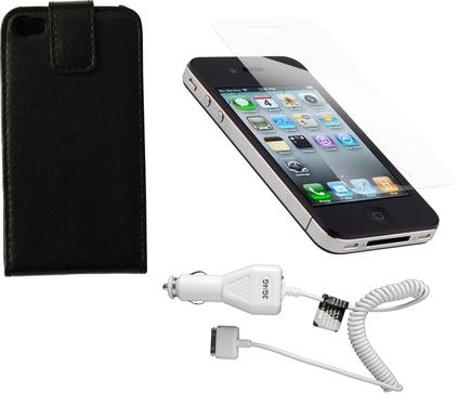 Apple iPhone 4 Accessory Triple Pack
