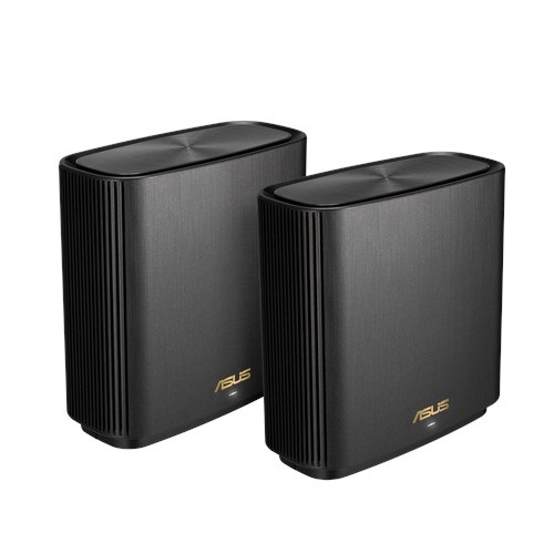 ASUS ZENWIFI XT8 AX6600 Wifi 6 Tri-Band Whole-Home Mesh Routers Black (2 Pack)
