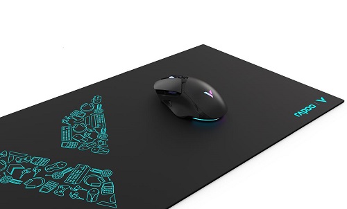 RAPOO V1L Mouse Pad - Extra Large Mouse Mat, Anti-Skid Bottom Design, Dirt-Resistant, Wear-Resistant, Scratch-Resistant, Suitable for Gamers
