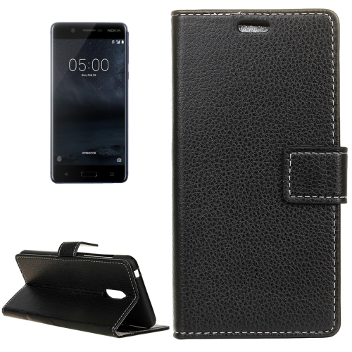 Nokia 5 Wallet Case Black