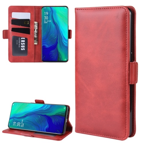 Oppo Reno 5G PU Leather Case Red