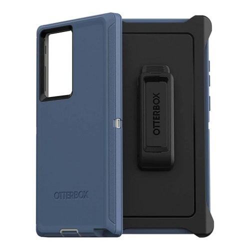 OtterBox Galaxy S22 Ultra Defender Series Case Fort Blue
