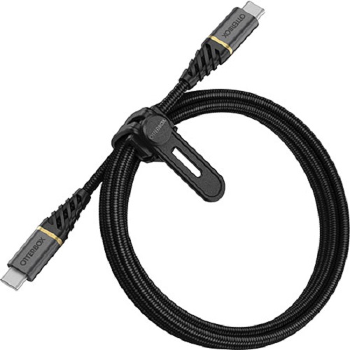 OtterBox USB-C To USB-C 1 Metre Fast Charge USB 2.0 / USB PD Cable Glamour Black (USB C To USB C)