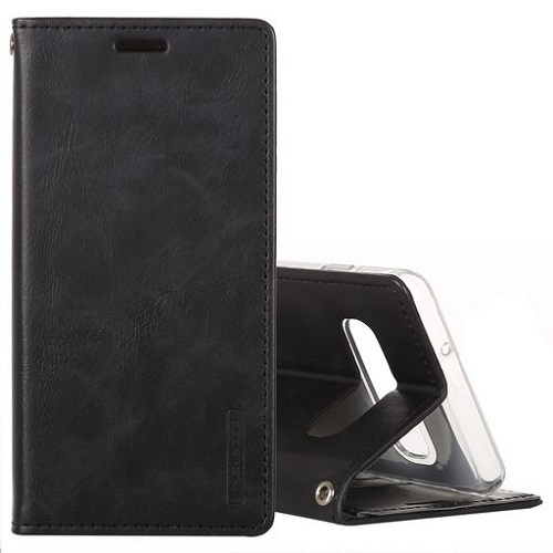 Samsung Galaxy S10 PU Leather Case Black