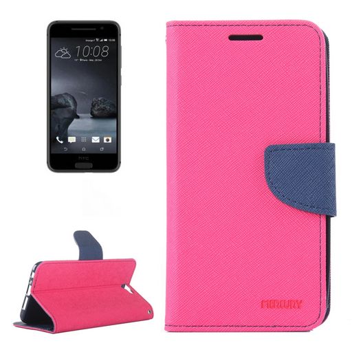 Telstra Signature Premium PU Leather Wallet Case Hot Pink