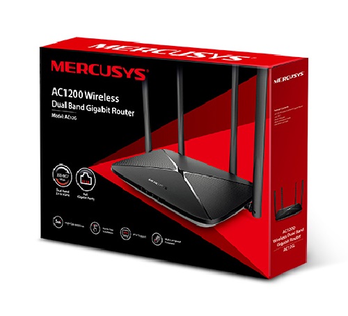 Mercusys AC12G AC1200 Wireless Dual Band Gigabit Router 