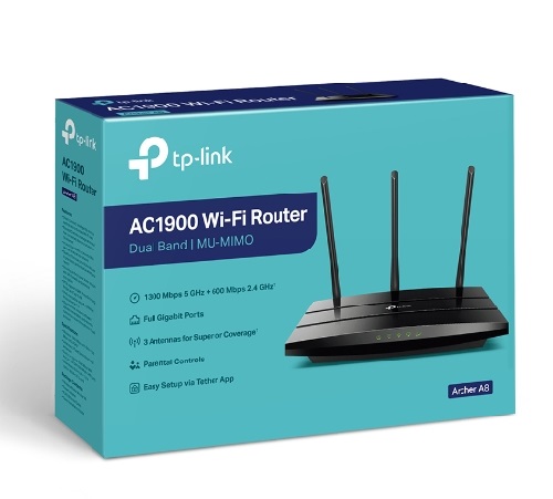 TP-Link Archer A8 AC1900 Wireless MU-MIMO Wi-Fi Router